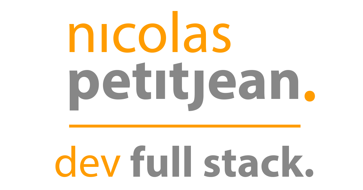 Nicolas PETITJEAN Dev Fullstack